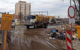 Budowa węzła Olsztyn – Śródmieście. Wyburzono prawie 50 garaży